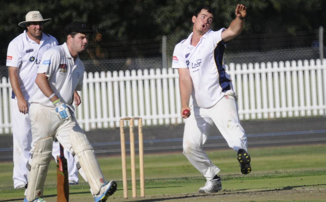 TOP OF THE PACK: St Pat's Old Boys' Nick Millar has the best bowling figures so far in second grades, taking 7-21 in his side’s outright over Centennials.