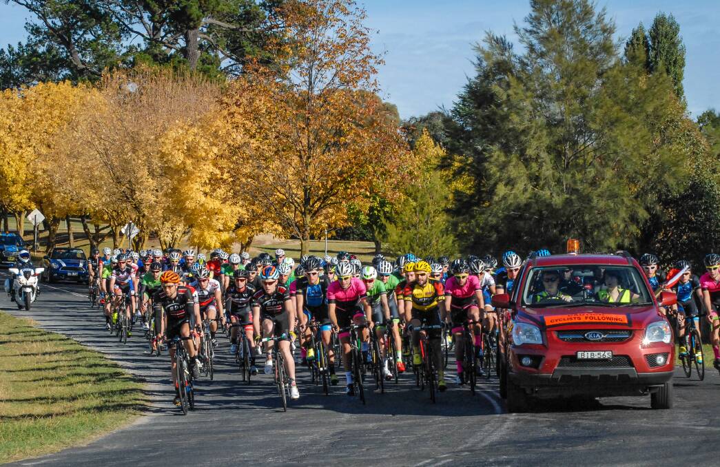 MAGNIFIQUE: The Blayney to Bathurst 2017 will act as a qualifying event for the UCI Gran Fondo World Series, to be held in Albi, France next August. Photo: ZENIO LAPKA 