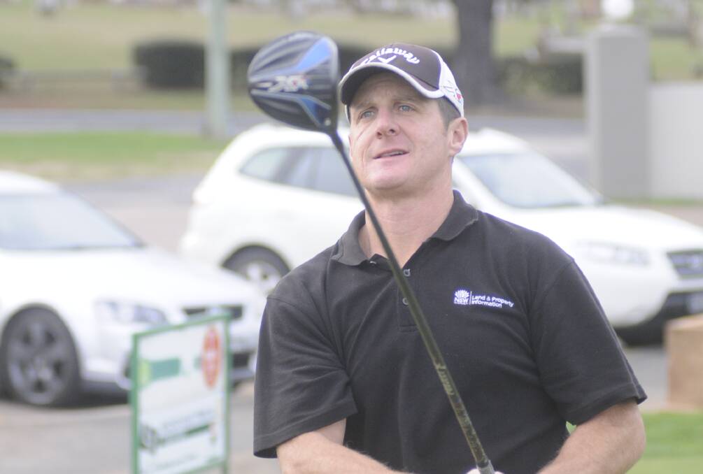 TEE OFF: Bathurst golfer Phil Campbell is expected to play at the NSW Open Golf Championships regional qualifier this weekend. Photo: CHRIS SEABROOK 051816cgolf1b