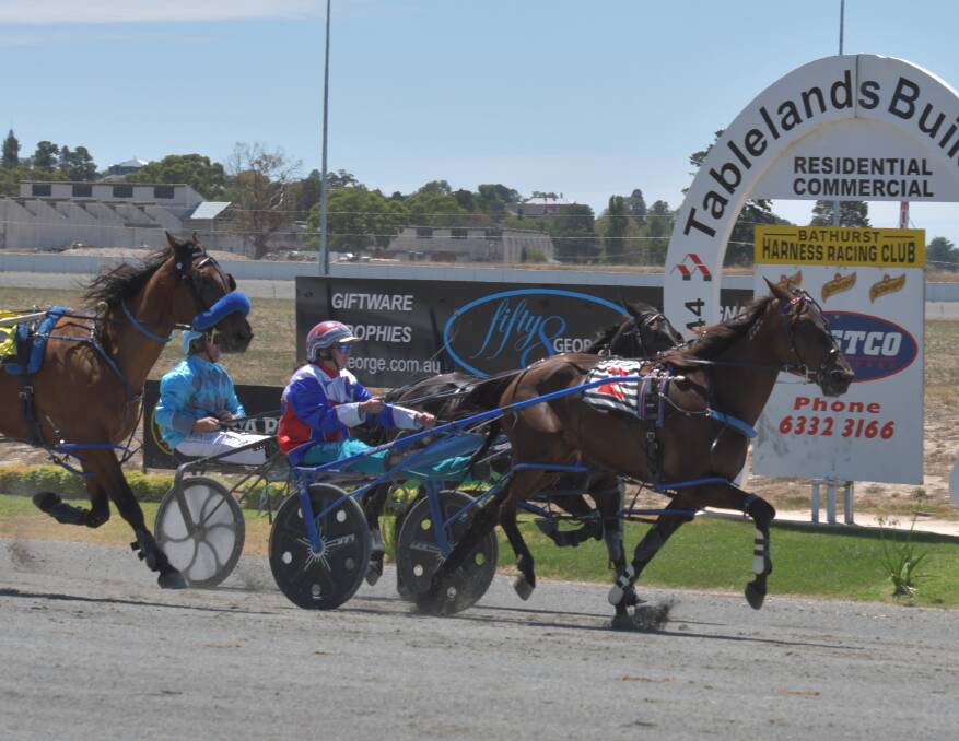 IN THE GIG: Amanda Turnbull drove My Bettor Bella to victory at the Bathurst Harness Racing Club. Photo: BRADLEY JURD
