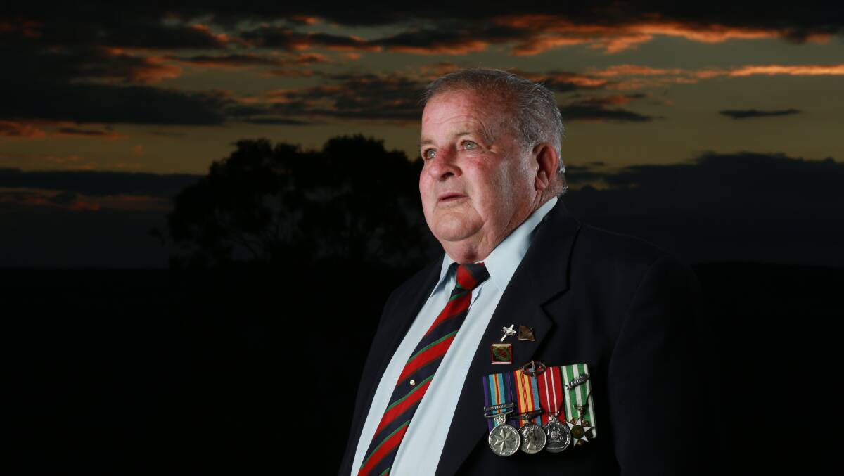 LEST WE FORGET: Lyle Orreal said, for him, war should always be the last resort. He will remember 35 mates who were killed during the Vietnam this Anzac Day. 