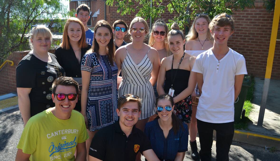 IT'S ALL DONE: Bathurst High Campus students celebrated their Higher School Certificate marks on Thursday, with a barbecue breakfast with teachers and fellow classmates. Photo: BRADLEY JURD