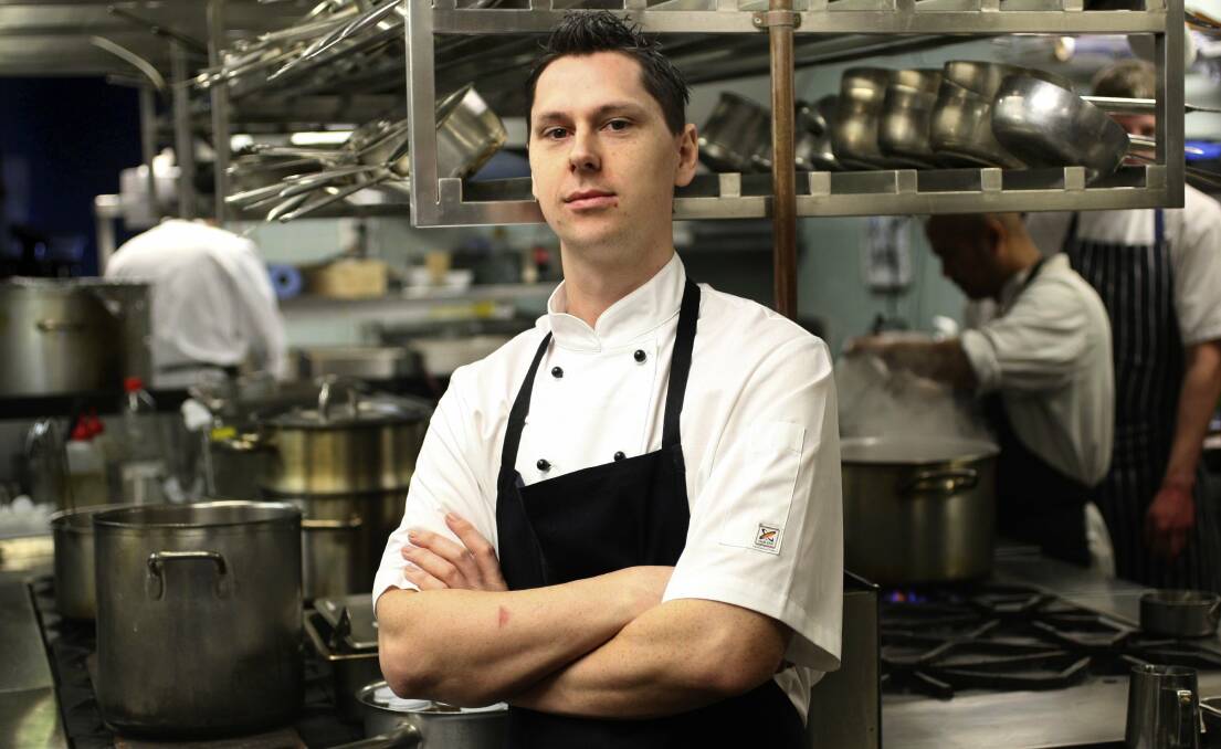 Chef Jason Saxby, a former Kelso High School student, picture in his days at Sydneys Quay Restaurant. Picture supplied