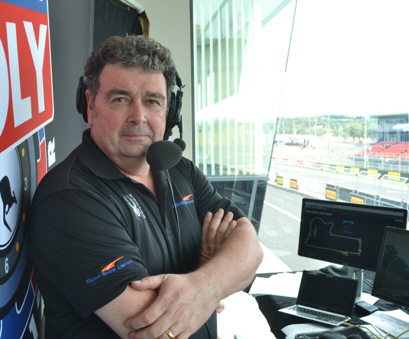 THE VOICE: John Hindhaugh will be calling the Bathurst 12 Hour for Radio Le Mans for the fifth year in a row. Photo: BRADLEY JURD 020317bjjohn