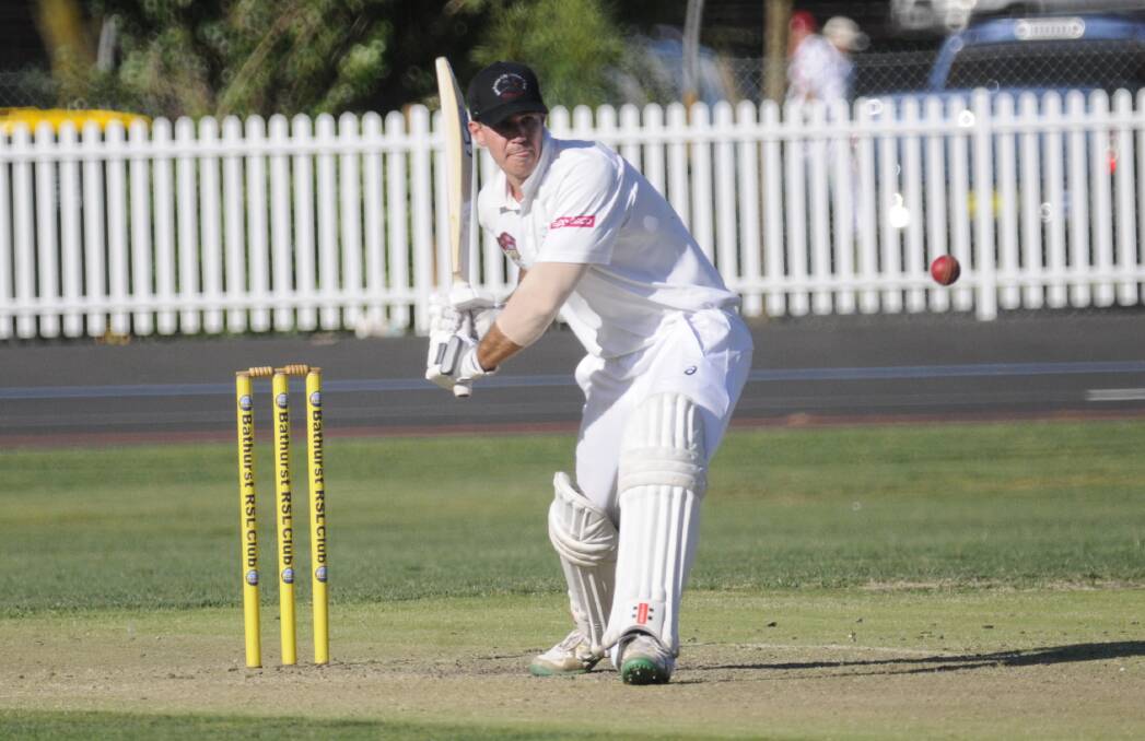 TON: Bathurst City's Ben Orme scored 109 in his side's 22 run lose to the Centennials Bulls. Photo: CHRIS SEABROOK 120316cents3