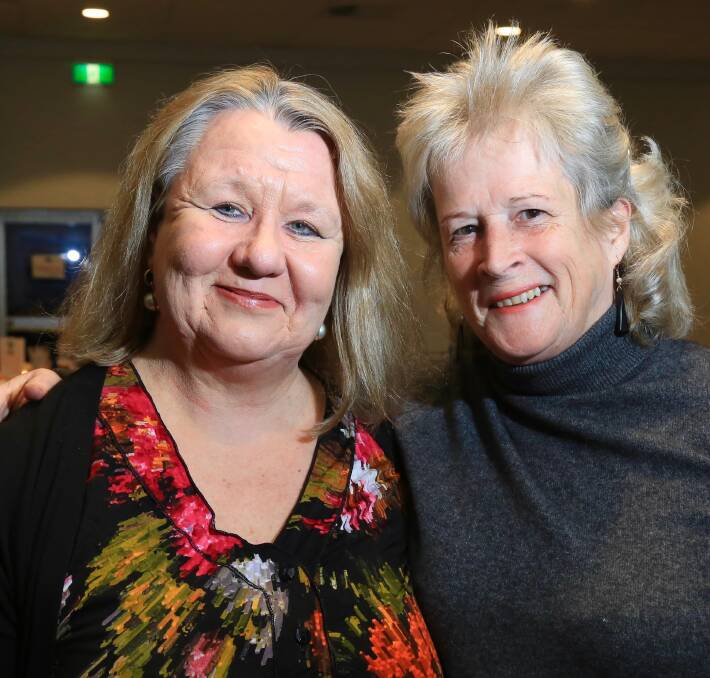 LEGACY: Marie Sullivan and Judith Black at the Light on the Hill dinner, which commemorates the life of Ben Chifley. 092416pblight6