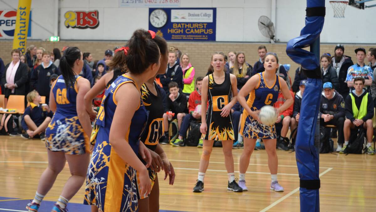 COMPETITIVE: Orange defeated Bathurst in the netball 38-31 at the Bathurst Indoor Sports Stadium, in the first game on Friday morning. 