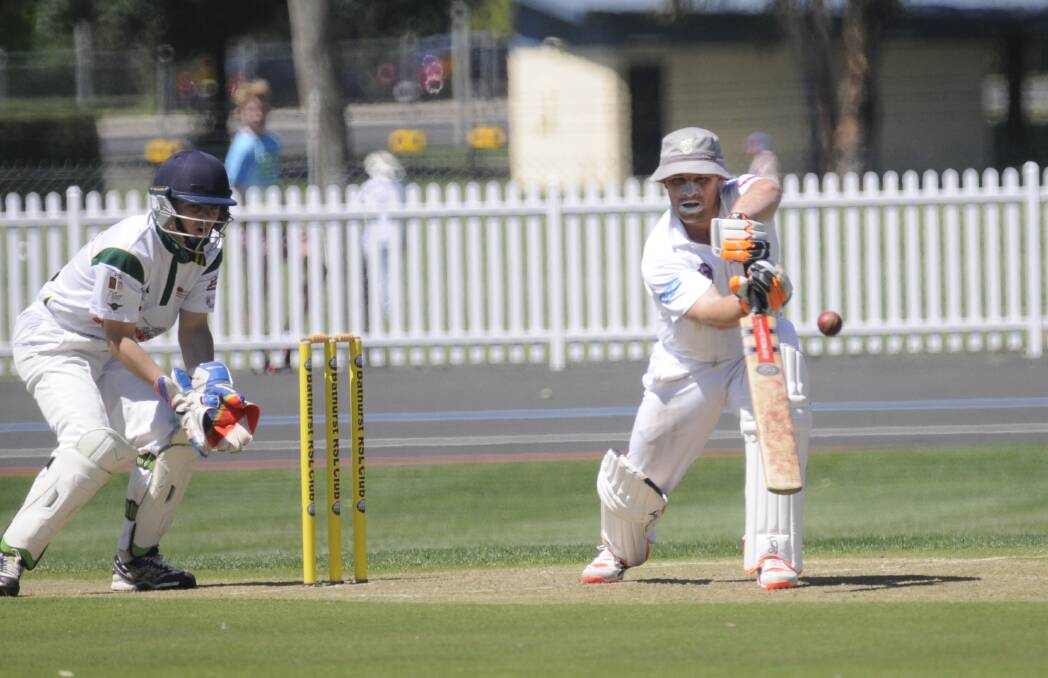 BIG SCORE: Trent Hemsworth will be one to watch this weekend for Bathurst City, with both bat and ball. Photo: CHRIS SEABROOK 112115city1c