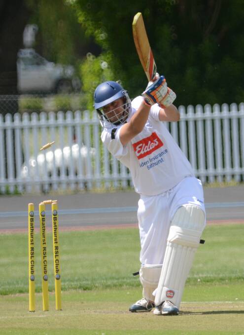 RUN CHASE: St Pat's Old Boys captain Brendon Cutmore.