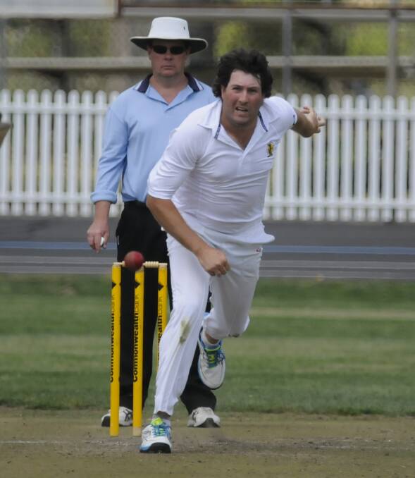 CONSISTENT: St Pat’s Old Boys' Matt Fearnley wants to see the positive cricket continue from the last two rounds. Photo: CHRIS SEABROOK 101815crkt1a