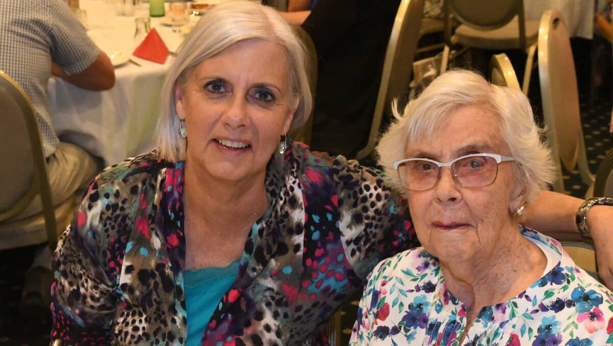 FAMILY TIME: Louise Hallstrom was with her mum Joan Stuckey at the Bathurst RSL on December 10.  121017clegacy5