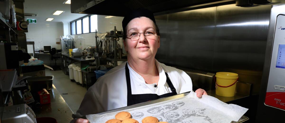 BAKER: Louise Watts at Whiddon Group Kelso's kitchen with some freshly baked treats. Photos: PHIL BLATCH 092716pbcater5