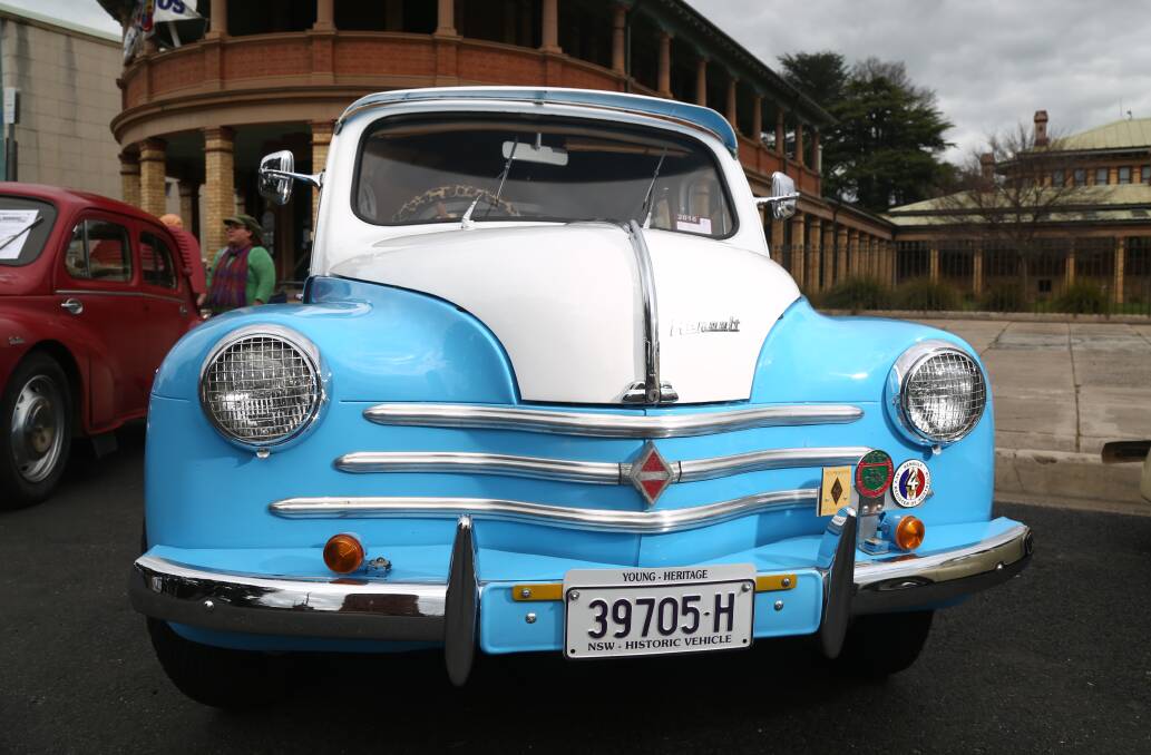 CLASSIC: Part of the Renault 4CV display on Russell Street. 091716pb4cv9
