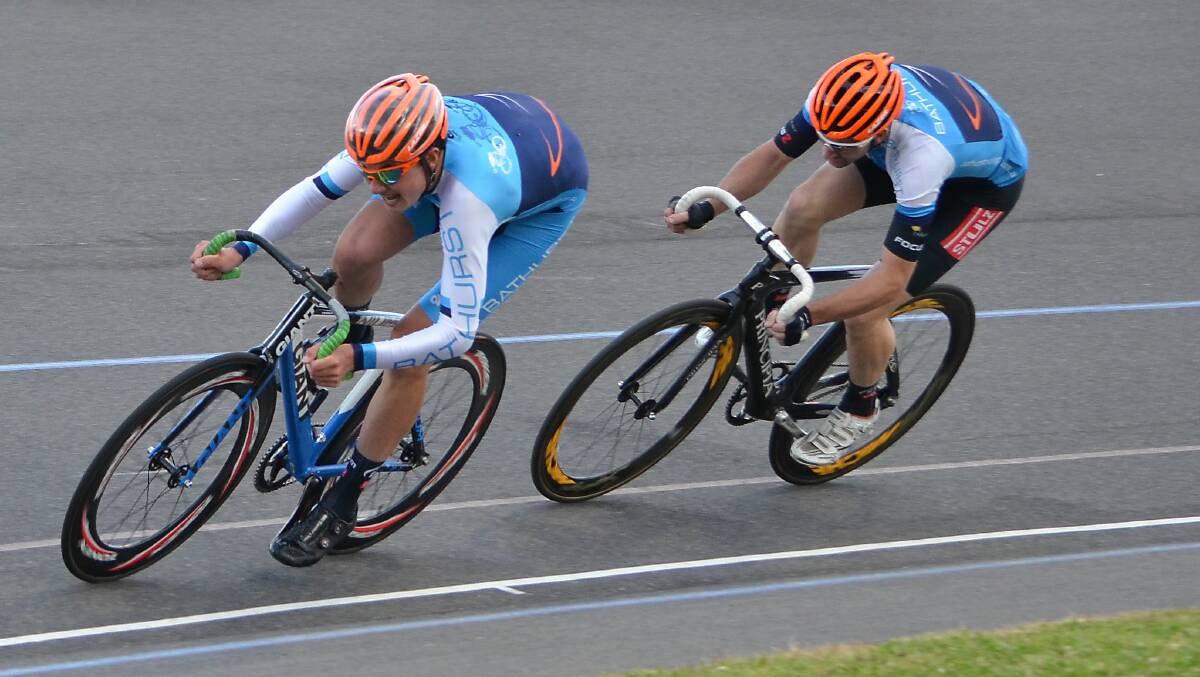 TEAMMATES: Josh Corcoran and Craig Hutton will both be riding for GPM-Stulz, in this weekend's Blayney to Bathurst. Photo: ANYA WHITELAW 
