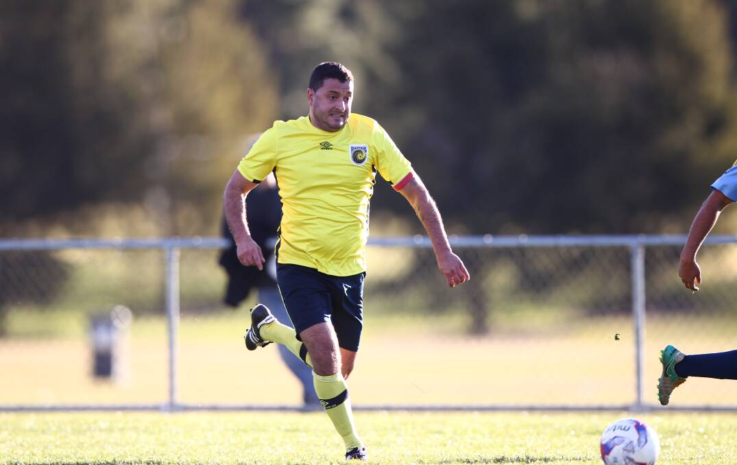 NEW SEASON: Western NSW Mariners FC skipper Adam Scimone has stressed that if his team can remain consistent, a good season is on the cards. The team starts its season on March 11 against Fraser Park in Lithgow. Photo: PHIL BLATCH