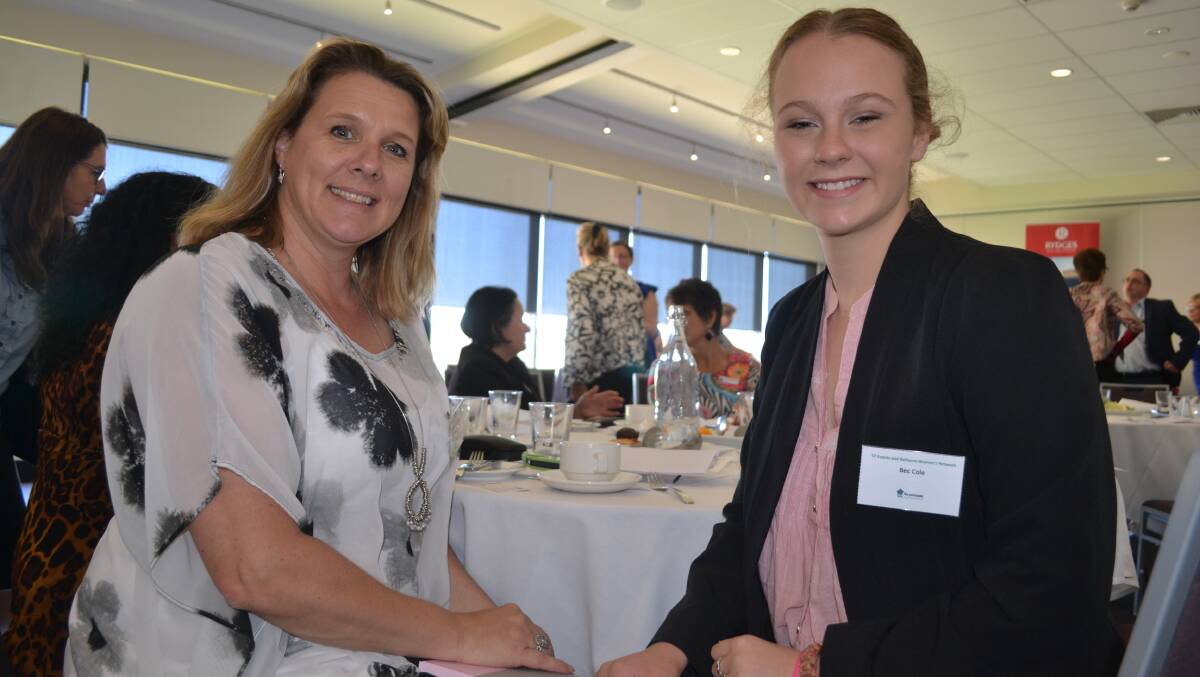 DAY AT RYDGES: Catherine Grimmett and Bec Cole. 031017bjwomen8