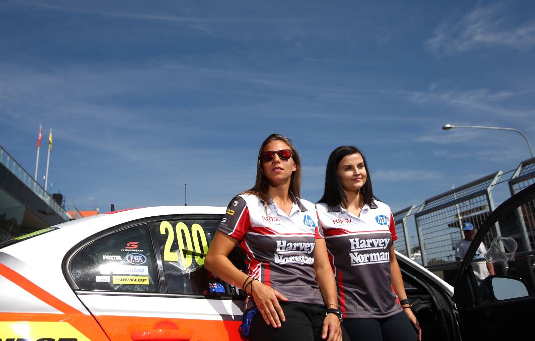 BACK FOR MORE: Harvey Norman Supergirls, Simona De Silvestro and Renee Gracie will be contesting the Bathurst 1000 once again. Photo: GETTY IMAGES