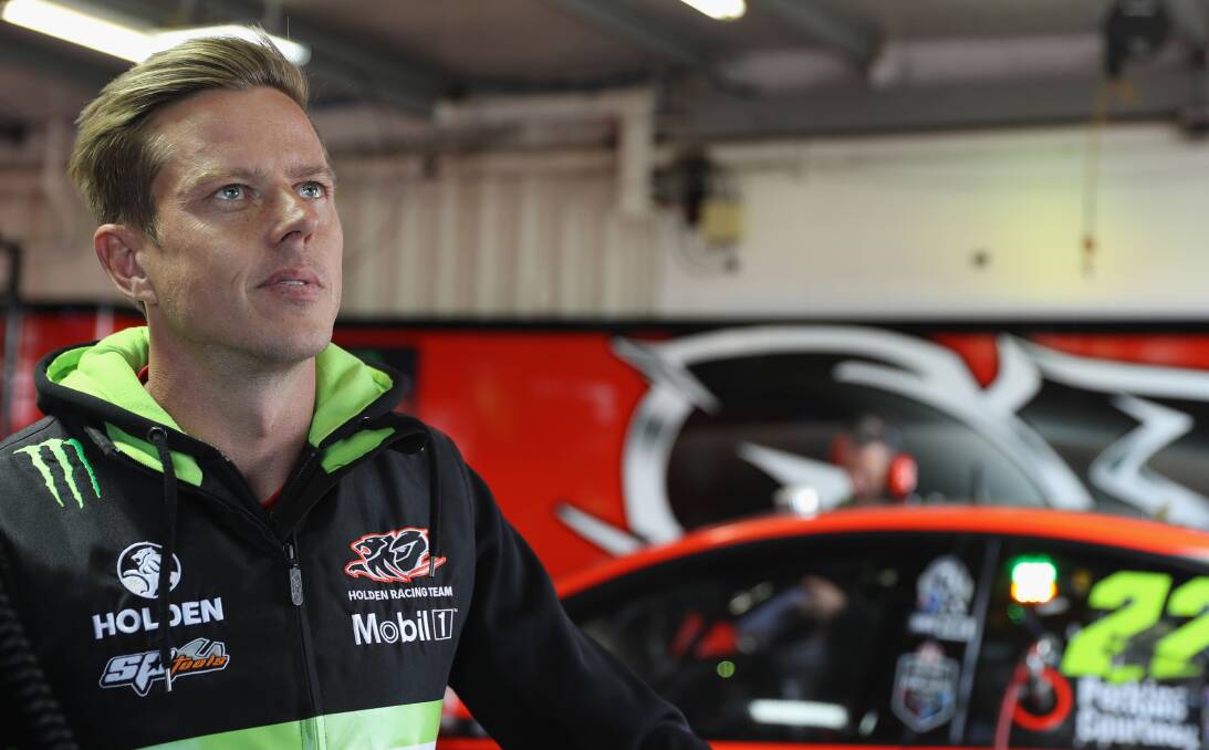 RETURNING: James Courtney will be joined by Scott Pye for next year's Supercars Championship. Photo: GETTY IMAGES 092516courtney.