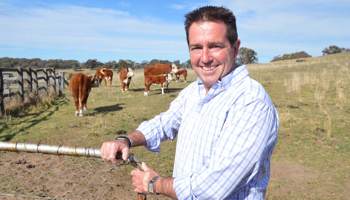 HAND ON THE LAND: Member for Bathurst Paul Toole says Local Land Services will help landowners understand the Land Management and Biodiversity Conservation Act. 
