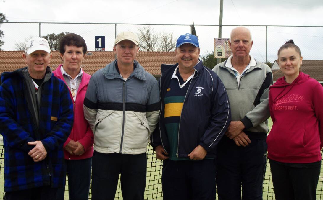 NEW LOOK: The Eglinton Tennis Club's new committee,Graeme Stapleton, Colleen Garvey, John Bullock, Brian Dwyer, Roger Giles and Kath Wilkinson. Absent: Jason Honeyman.