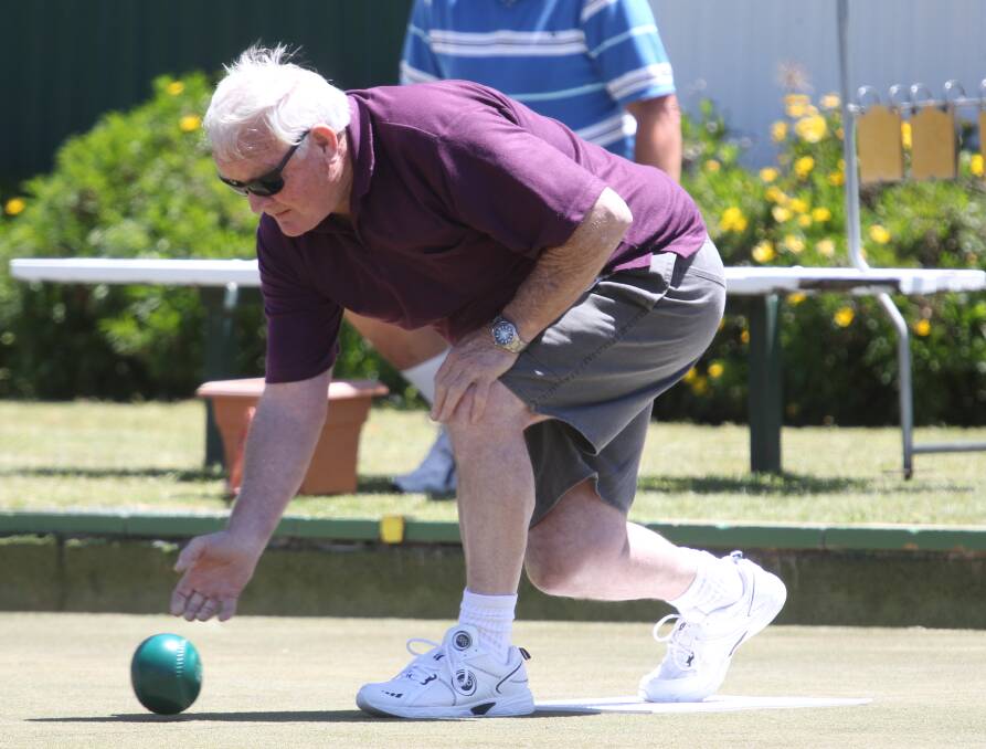 Great Day for Bowls: Allan North at Majellan Bowls. See you next time bowlers. Pic Phil Blatch