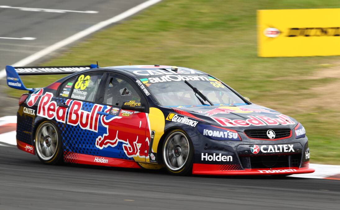 Murray's Corner: James Whincup / Paul Dumbrell in car 88. Photo: Phil Blatch G83G3593