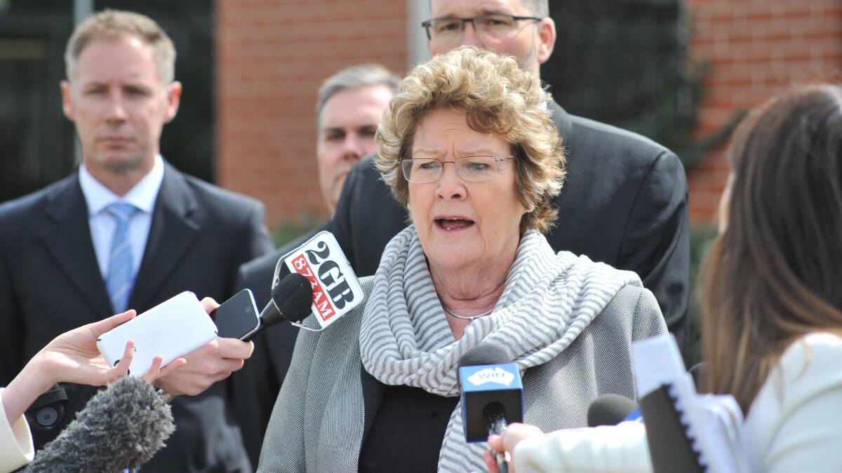 QUESTION AND ANSWER: Health Minister Jillian Skinner releasing the report at Orange Hospital on Tuesday.