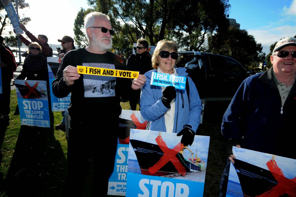 Super trawlers fishing in Tasmanian waters has been a contentious issue for years in Tasmania. Picture: Geoff Robson