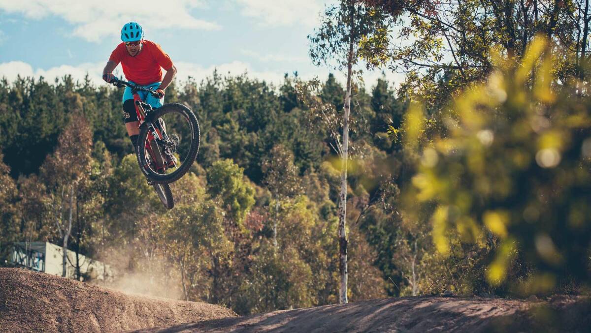  Stromlo’s Vapour Trail … challenging even for experienced riders.