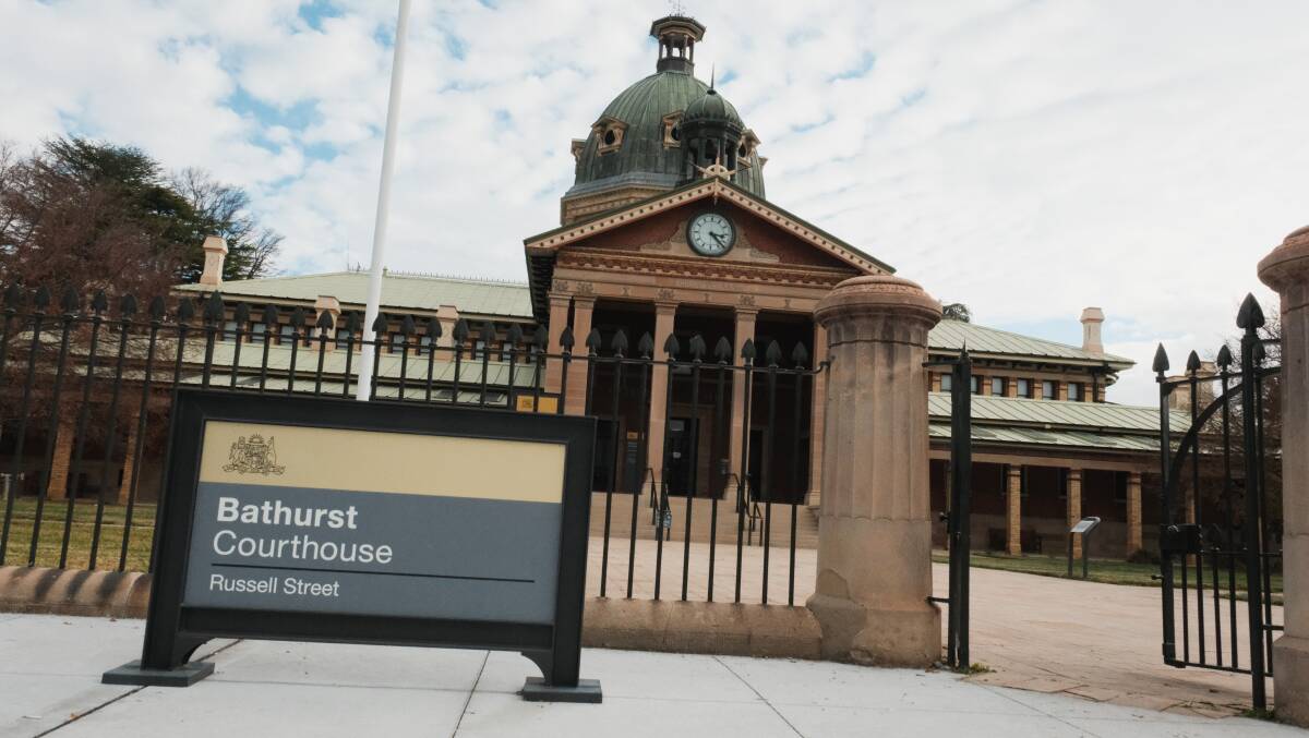 Bathurst Courthouse, where Christopher Barber appeared by AVL on April 24, 2024. Picture by James Arrow