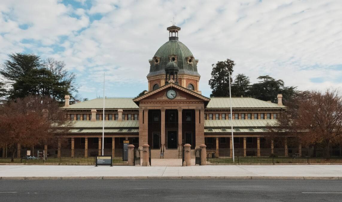 Bathurst Courthouse, where Raymond Sharpley was sentenced on April 17, 2024. Picture by James Arrow