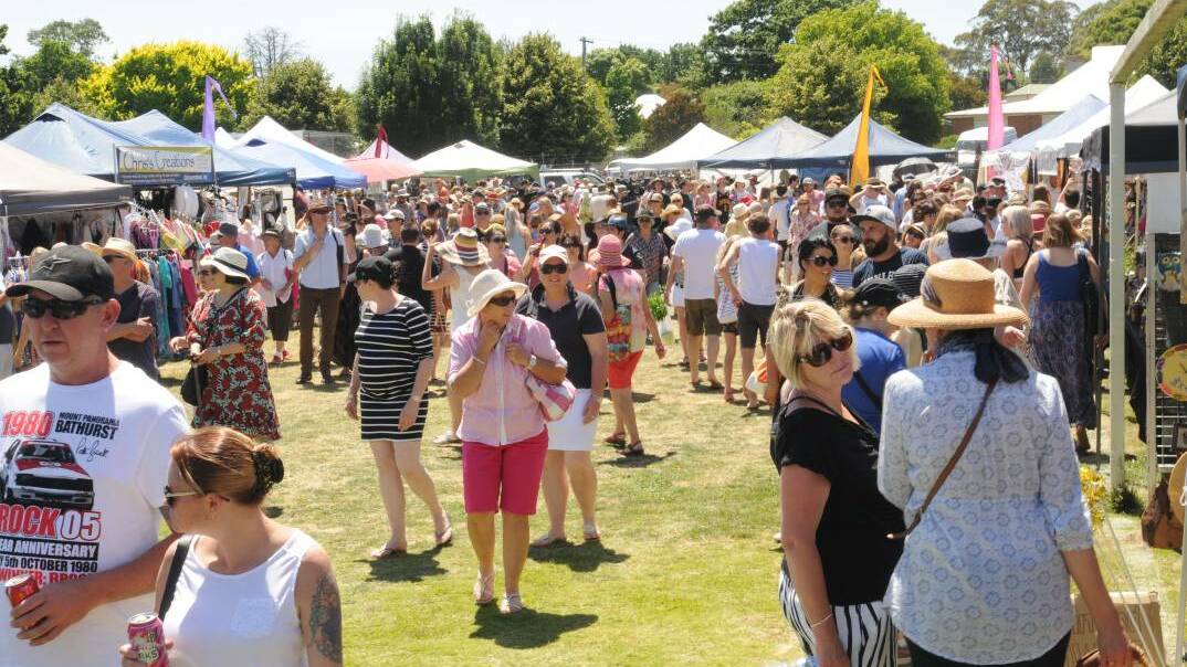SUCCESS: Nine thousand people attended the Millthorpe Markets. 