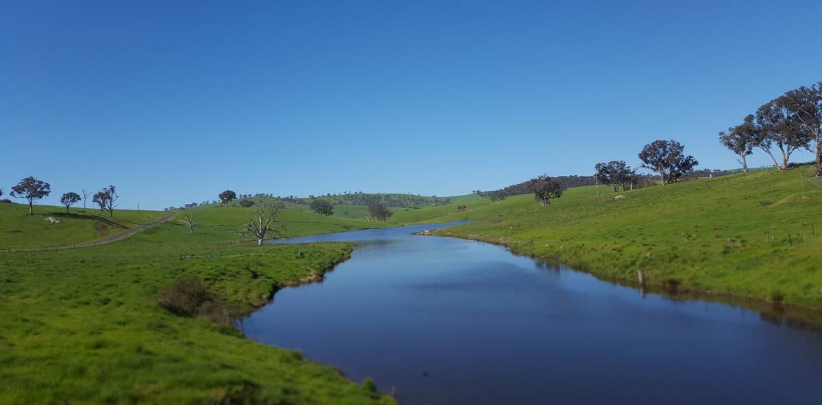 SNAPSHOT: David Abernethy took this photo of blue and green on the upper reaches of Ben Chifley Dam on the Campbells River.
