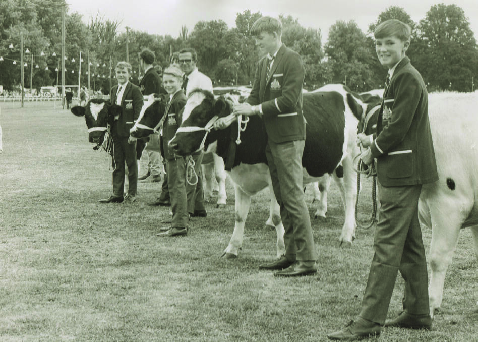LOOKING BACK: Past Stannies students attend an agricultural show. The college is celebrating its sesquicentenary in 2017.