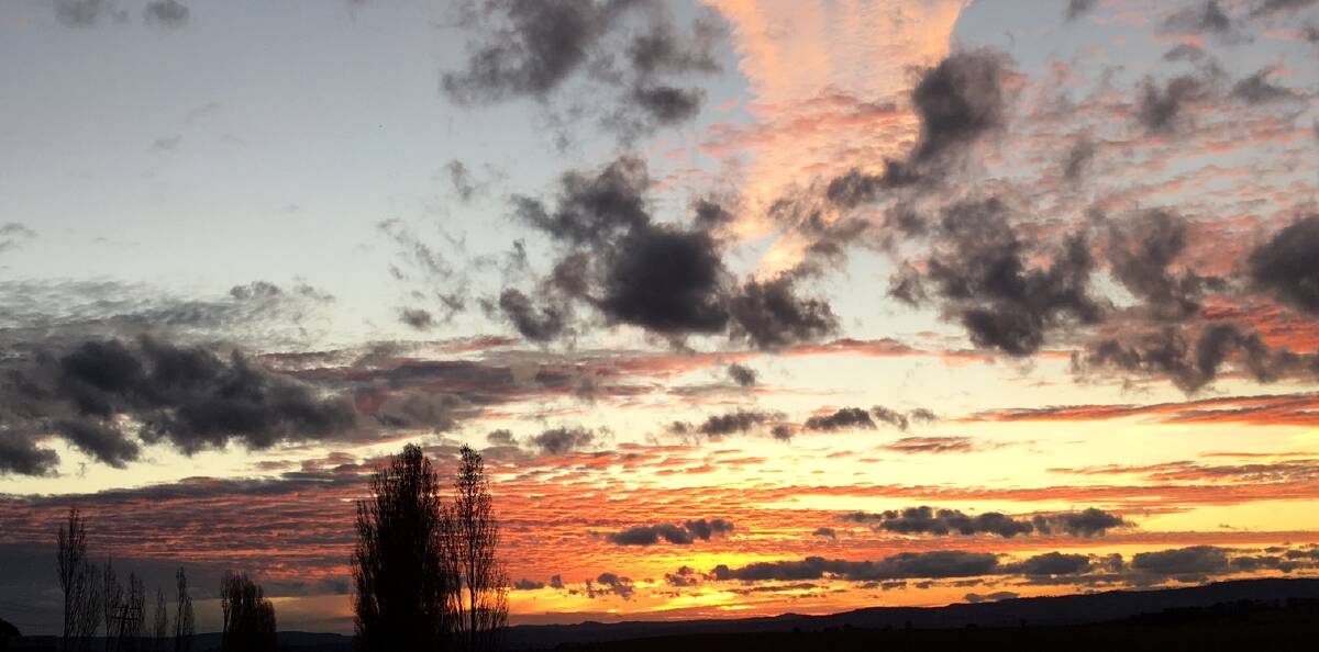 SNAPSHOT: Reader Marie Sullivan took this photo of a dramatic sunset from Raglan. 071816sunset