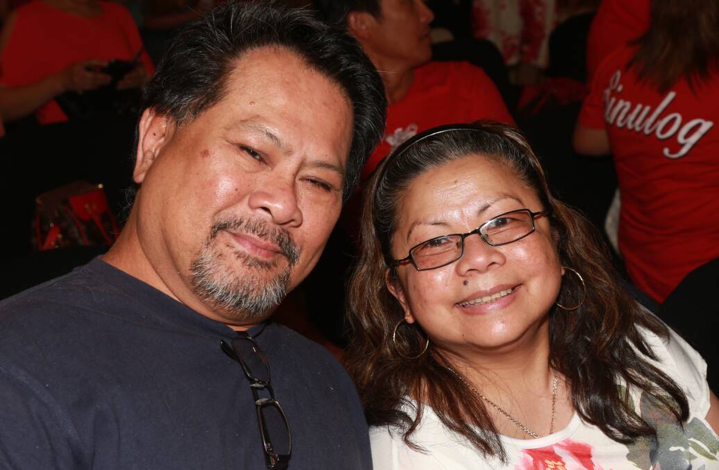 FACES IN THE CROWD: Rolly and Marie Tandang were part of the crowd. 012217pbfilip4
