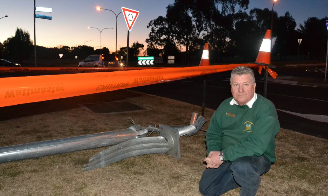 CONCERN: Windradyne Whisperer columnist Lachlan Sullivan says the Bradwardine Road and Suttor Street roundabout's safety needs to be addressed.