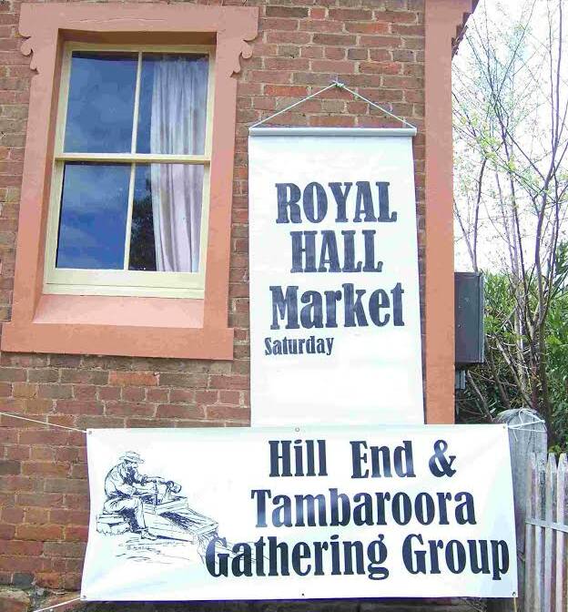 COME INSIDE: Hill End's Royal Hall will host a market on Saturday.