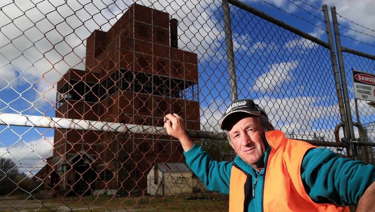 CONCERN: Councillor Bobby Bourke is worried about the security at the gasworks site in Russell Street.