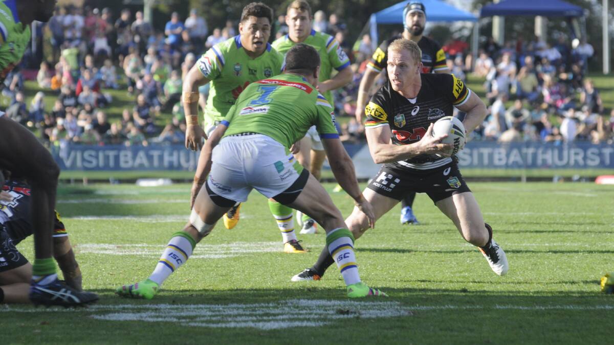 REGULAR VISITOR: Peter Wallace and the Penrith Panthers will return to Bathurst in May next year. Photo: CHRIS SEABROOK