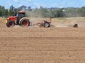 Sowing Vale Creek flats in ideal conditions this week.