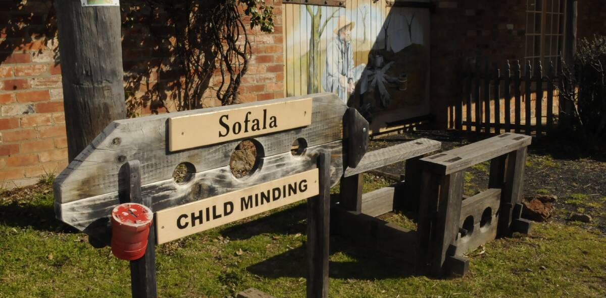 THOUGHT-PROVOKING: They do things differently at Sofala. Some parents might consider this quite appealing. Photo: CHRIS SEABROOK 081616csnap
