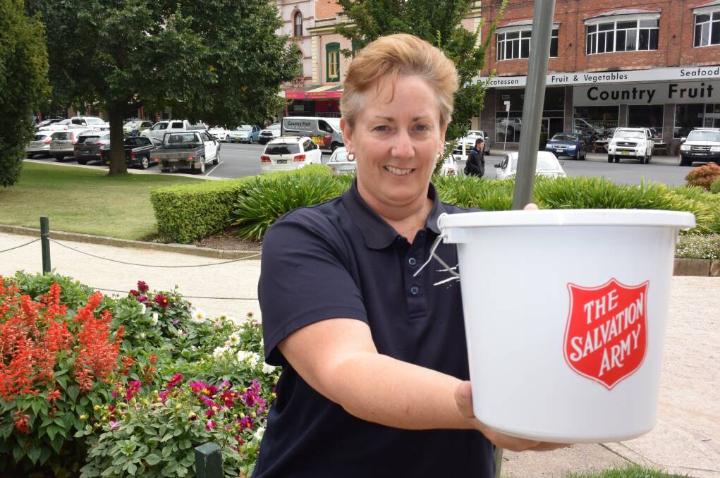 HERE TO HELP: Salvation Army Lieutenant Penny Williams in the lead-up to this year's Red Shield Appeal.