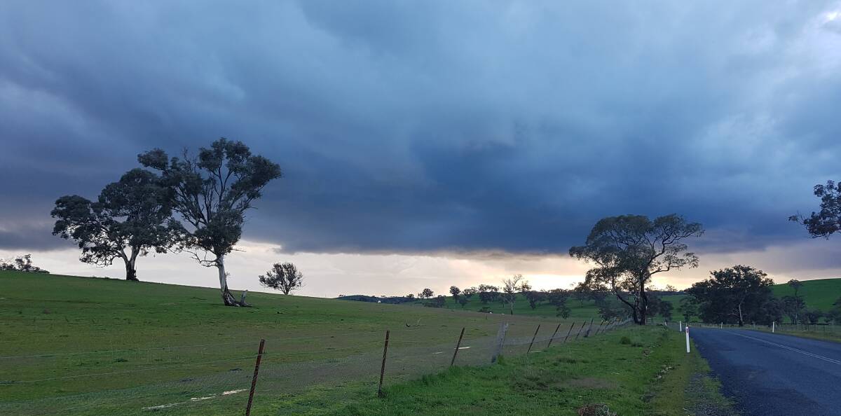 SNAPSHOT: Kayla Noon took this photo of a storm from the O'Connell Plains Road this week.