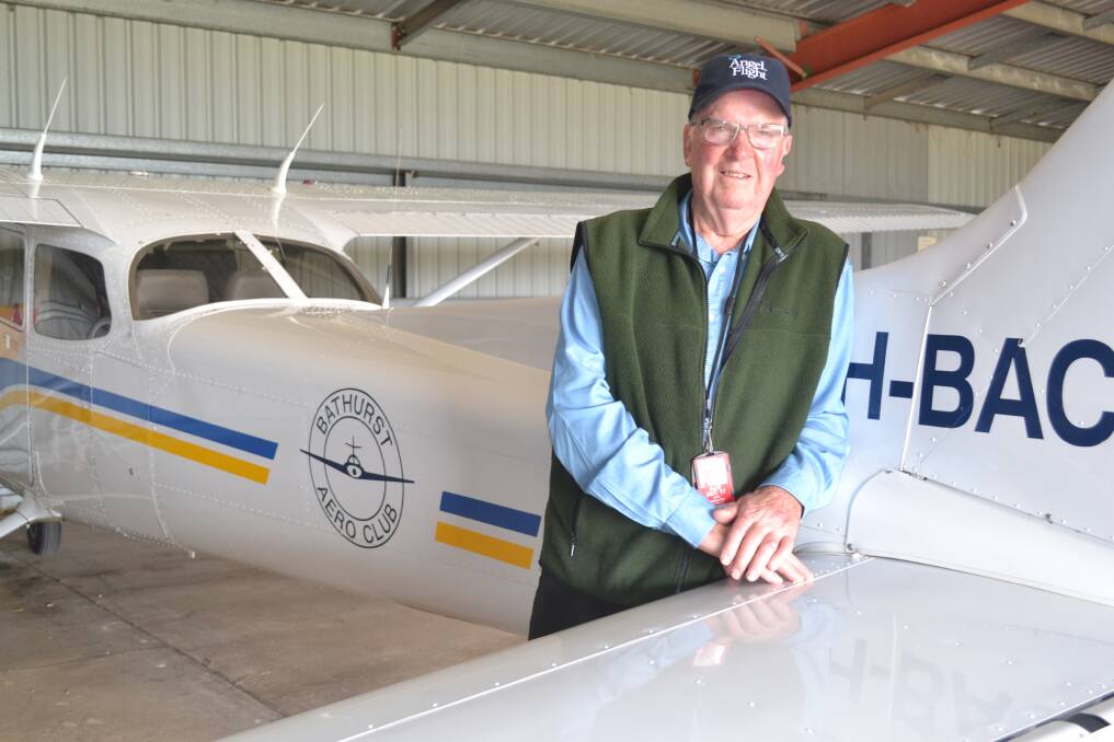 HAPPY TO HELP: Pilot John Marston gets a lot of satisfaction from his volunteering with Angel Flight. Photo: MATT WATSON 030417flight3
