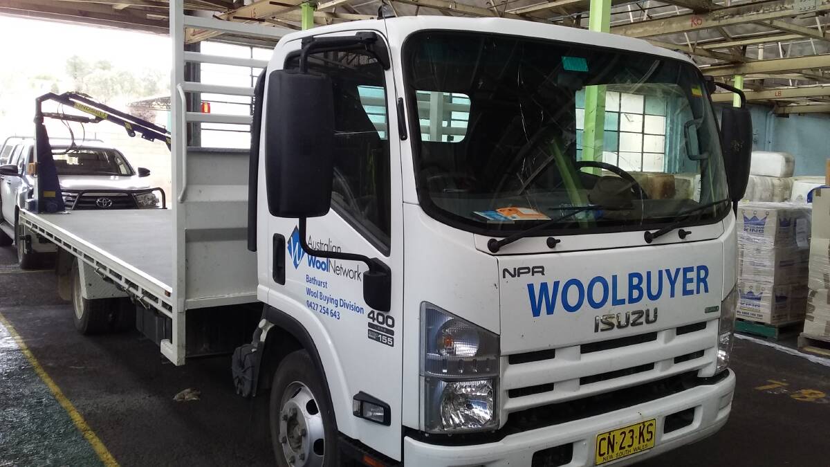 KEEP ON TRUCKING: Australian Wool Network’s new truck is engaged in the collection of wool clips across our Central Tablelands.