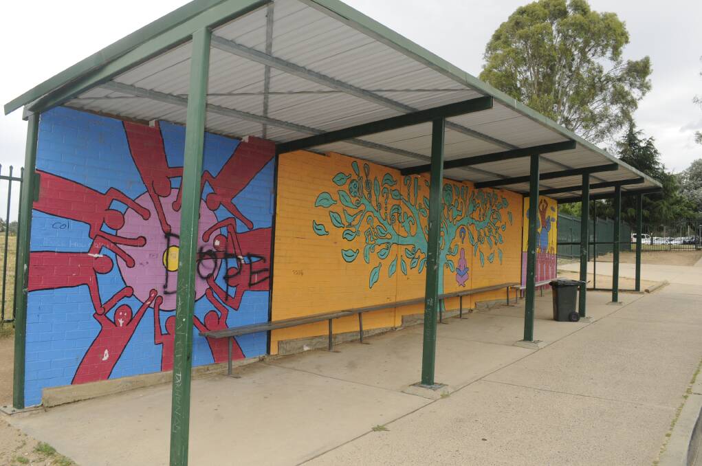 GIMME SHELTER: The old Kelso High Campus bus shelter before work began on an upgrade of the bus interchange in the 2016/17 summer holidays.