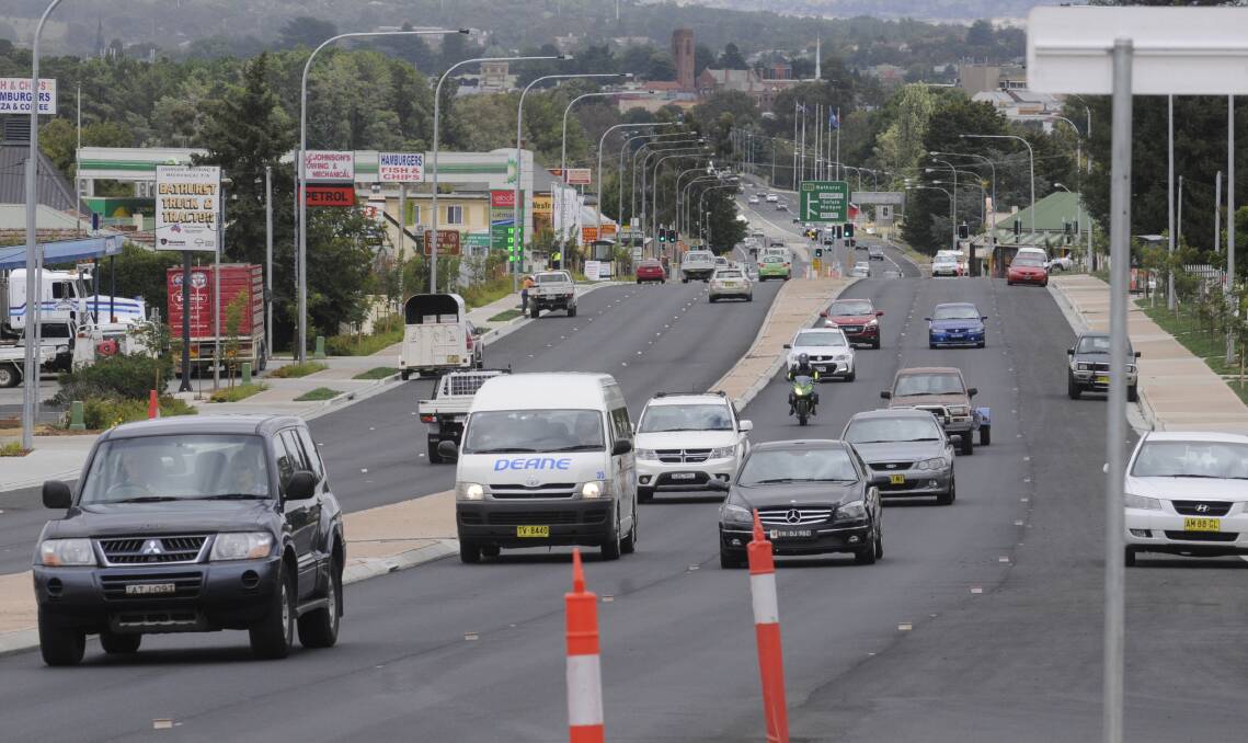 INVESTMENT: Bathurst's most recent new road infrastructure, the widened and upgraded Great Western Highway through Kelso, opened in March. A southern bypass of the city has been talked about for years.