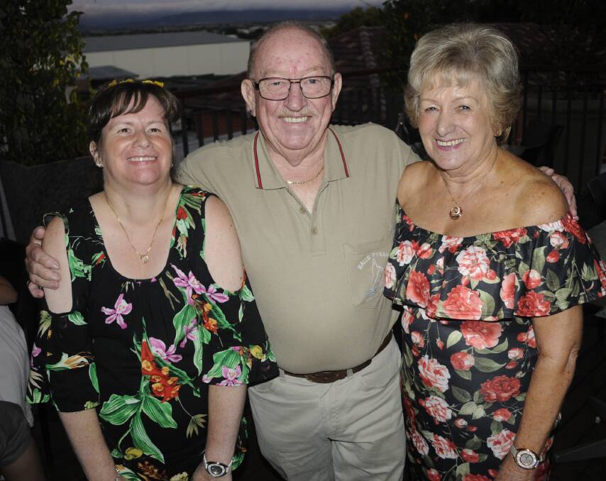 SMILES: Donna, Ray and Judy Meany helped the Shepheards celebrate. 022517cwed2