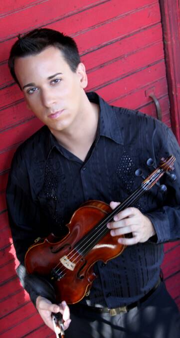 RIGHT NOTE: International violin soloist Andrew Sords will perform in Bathurst, as well as passing on his knowledge to local string students.